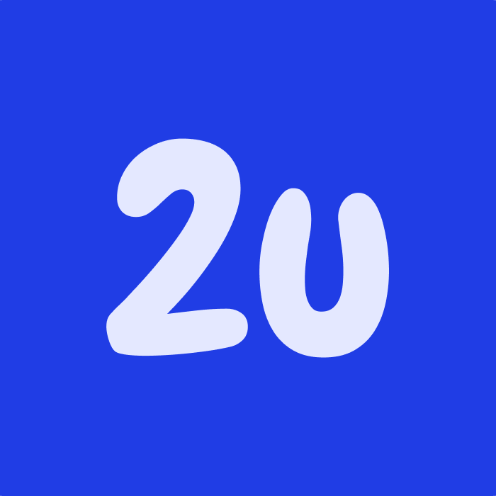 Logo 2UTech aux formes douces